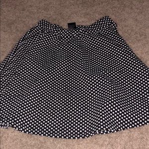 wet seal polka dot skirt